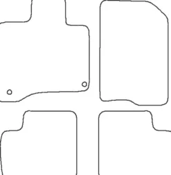 Textilmattor H-line Mitsubishi i-MiEV