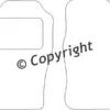 Textilmattor H-line Mitsubishi L200