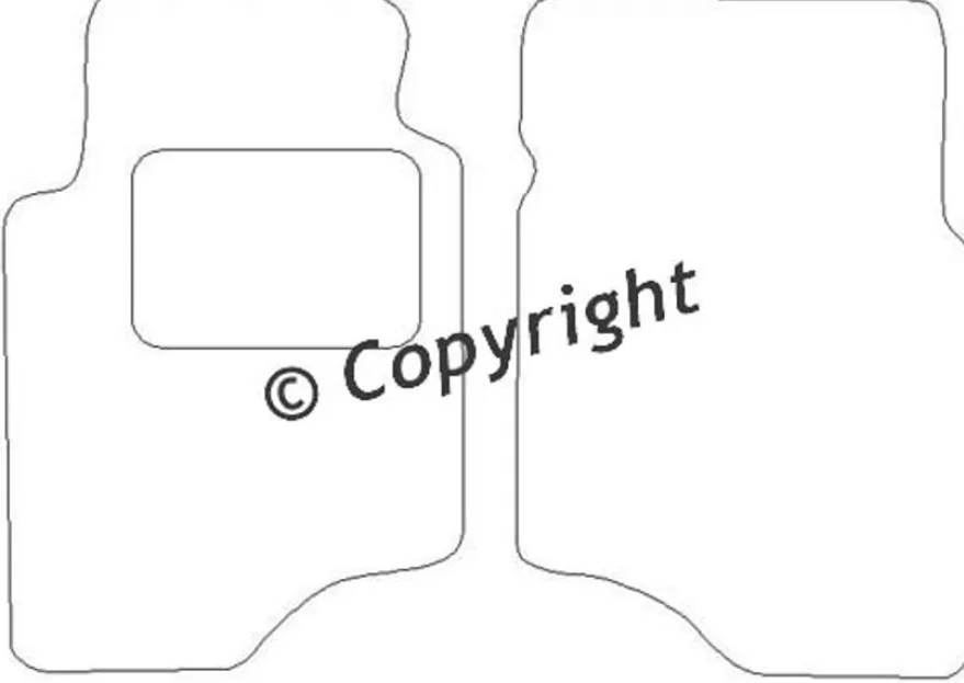 Textilmattor H-line Mitsubishi Pajero