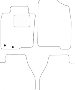 Textilmattor H-line Nissan Navara NP300