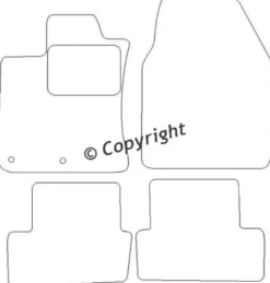Textilmattor H-line Nissan Qashqai