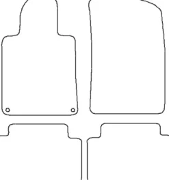 Textilmattor H-line Peugeot 508
