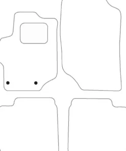 Textilmattor H-line Peugeot 301