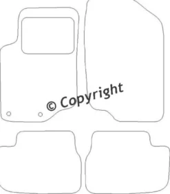 Textilmattor H-line Peugeot 207 SW