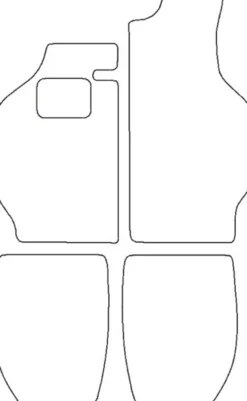 Textilmattor H-line Porsche 911