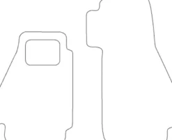 Textilmattor H-line Porsche 356 A