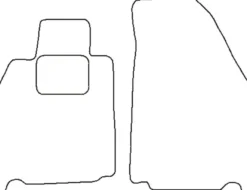 Textilmattor H-line Porsche 987 Boxster
