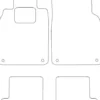 Textilmattor H-line Porsche 911 Carerra MJ/Cab
