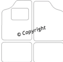 Textilmattor H-line Renault 5