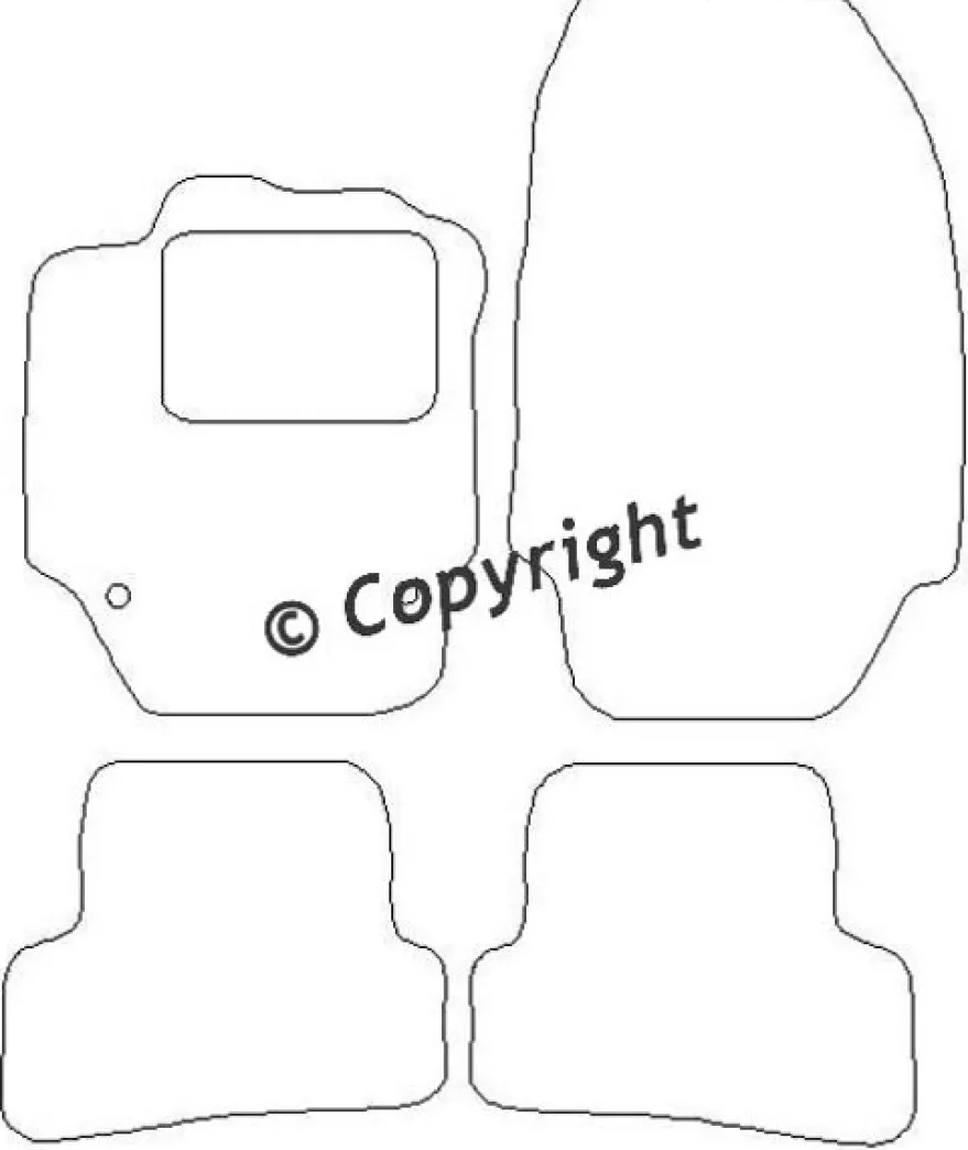 Textilmattor H-line Renault Captur