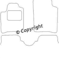 Textilmattor H-line Renault Scenic