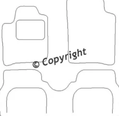 Textilmattor H-line Renault Scenic