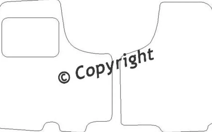 Textilmattor H-line Renault Trafic