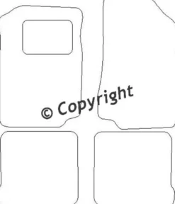 Textilmattor H-line Seat Toledo I