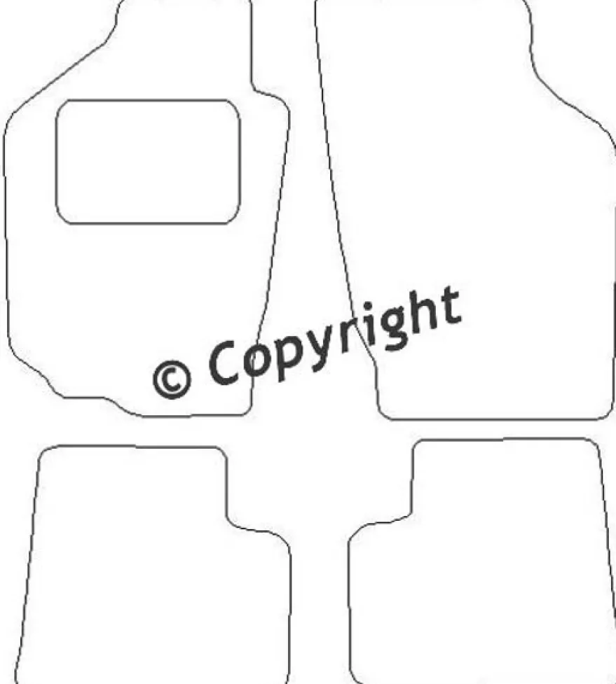 Textilmattor H-line Suzuki Alto FF