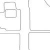 Textilmattor H-line Suzuki Celerio