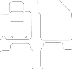 Textilmattor H-line Suzuki Ignis
