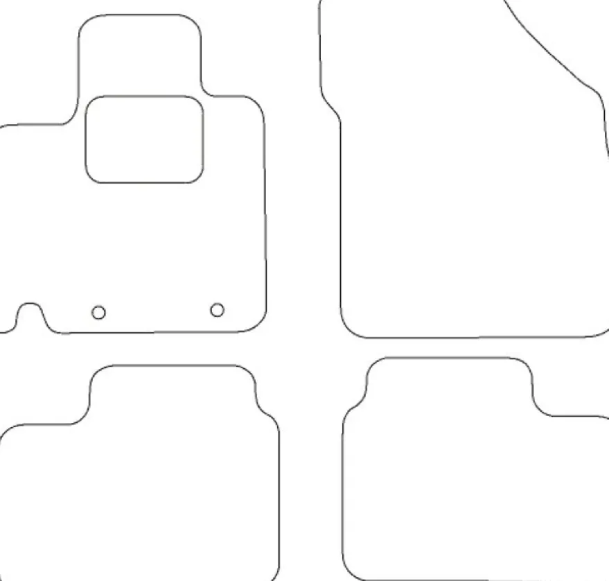Textilmattor H-line Suzuki Ignis