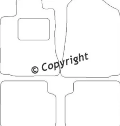 Textilmattor H-line Toyota Corolla IX E12 3/5-dörrars