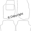 Textilmattor H-line Volvo 740/940/960