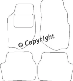 Textilmattor H-line Volvo 740/940/960
