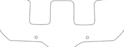 Textilmattor H-line Volvo XC90 7-Sits 3:de raden