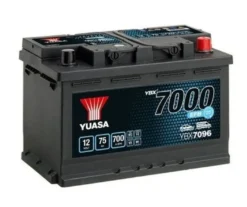 Yuasa EFB YBX7096 12V 75Ah 700A Start Stopp BilBatteri