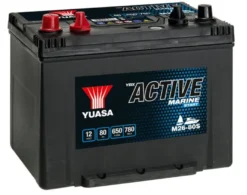 Yuasa Marin Startbatteri M26-80S 12V, 80 Ah, 600A